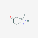 Structure of 3-methyl-2,4,6,7-tetrahydroindazol-5-one