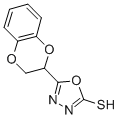 Structure of 5-(2,3-DIHYDRO-BENZO[1,4]DIOXIN-2-YL)-[1,3,4]OXADIAZOLE-2-THIOL