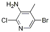 Structure of 5-Bromo-2-chloro-4-methyl-3-pyridinamine