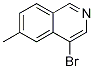 Structure of 4-Bromo-6-methylisoquinoline