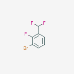 1-bromo-3-(difluoromethyl)-2-fluorobenzene结构式