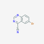 6-Bromoquinazoline-4-carbonitrile结构式