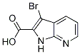 Structure of 3-Bromo-1H-pyrrolo[2,3-b]pyridine-2-carboxylic acid