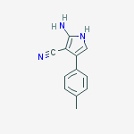 Chemical structure of 2-Amino-4-(p-tolyl)-1H-pyrrole-3-carbonitrile