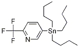 5-Tributylstannyl-2-trifluoromethylpyridine结构式