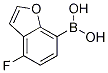 4-fluorobenzofuran-7-yl-7-boronic acid结构式