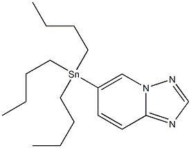 Structure of 6-Tributylstannyl[1,2,4]triazolo[1,5-a]pyridine