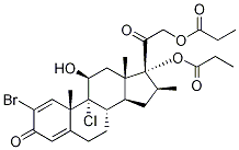 Structure of 2-BroMobecloMetasone Dipropionate
