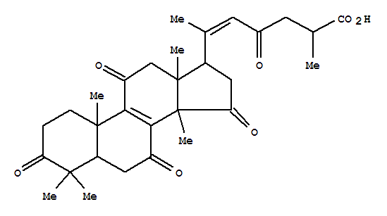 Structure of (+)-Ganoderenicacid F