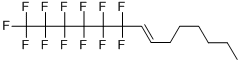 Structure of 1-(PERFLUOROHEXYL)OCT-1-ENE
