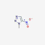 Structure of 1-methyl-5-nitro-1H-1,2,3-triazole