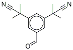 Structure of 5-ForMyl-α,α,α',α'-tetraMethyl-1,3-benzenediacetonitrile