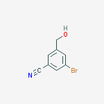 Structure of 3-BroMo-5-(hydroxyMethyl)benzonitrile