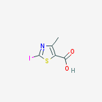 Structure of 2-Iodo-4-methylthiazole-5-carboxylic acid