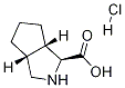 (1S,3AR,6AS)-八氢环戊二烯并[C]吡咯-1-羧酸盐酸盐结构式