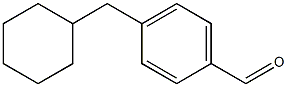 Structure of 4-(cyclohexylMethyl)benzaldehyde