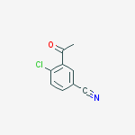 Structure of 3-Acetyl-4-chlorobenzonitrile