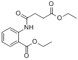 Structure of 2-[(4-ETHOXY-1,4-DIOXOBUTYL)AMINO]BENZOIC ACID ETHYL ESTER