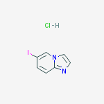 6-Iodoimidazo[1,2-a]pyridine hydrochloride结构式