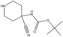Structure of 4-N-Boc-AMino-4-cyanopiperidine