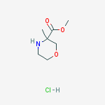 Structure of Methyl 3-MethylMorpholine-3-carboxylate HCl