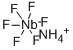 Chemical structure of AMMONIUM HEXAFLUORONIOBATE