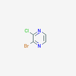 Structure of 2-Bromo-3-chloropyrazine
