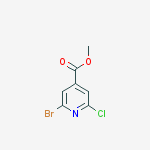 Structure of Methyl 2-broMo-6-chloroisonicotinate