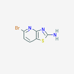 5-Bromothiazolo[4,5-b]pyridin-2-amine结构式