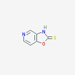 3h-[1,3]oxazolo[4,5-c]pyridine-2-thione结构式