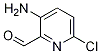 Structure of 3-amino-6-chloropyridine-2-carbaldehyde