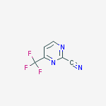 4-(trifluoromethyl)pyrimidine-2-carbonitrile结构式
