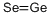 Structure of GERMANIUM SELENIDE