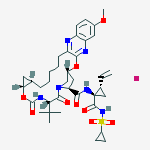 Structure of MK 5172 potassium salt