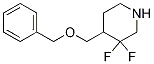 Structure of 4-[(benzyloxy)Methyl]-3,3-difluoropiperidine