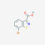 Structure of 7-Bromobenzo[d]isothiazole-3-carboxylic acid