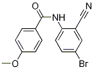 Structure of N-(4-broMo-2-cyanophenyl)-4-MethoxybenzaMide