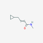 Structure of 4-Cyclopropyl-N-methylbut-2-enamide