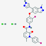 Structure of LY 2801653 dihydrochloride