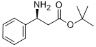 (3S)-3-氨基-3-苯基丙酸叔丁酯结构式