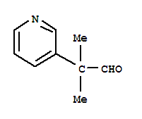 Structure of 3-PYRIDINEACETALDEHYDE,A,A-DIMETHYL-