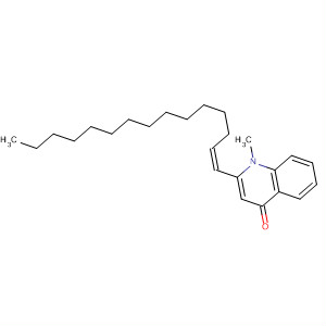 4(1H)-Quinolinone, 1-methyl-2-(6Z,9Z)-6,9-pentadecadienyl-结构式