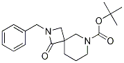 2,6-Diazaspiro[3.5]nonane-6-carboxylic acid, 1-oxo-2-(phenylMethyl)-, 1,1-diMethylethyl ester结构式