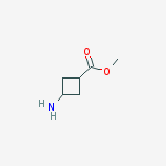 methyl 3-aminocyclobutanecarboxylate结构式