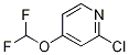 Structure of 2-chloro-4-(difluoroMethoxy)pyridine