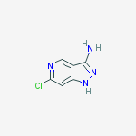 Structure of 1H-Pyrazolo[4,3-c]pyridin-3-aMine,6-chloro-