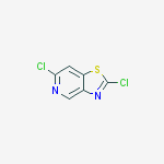 Thiazolo[4,5-b]pyridine-5-carboxylic acid, 2-amino-6-chloro-, methyl ester结构式