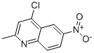 Structure of 4-CHLORO-2-METHYL-6-NITROQUINOLINE