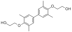 Structure of 3,3,5,5-Tetramethyl-4,4-di(2-hydoxethanyoxy)biphenyl