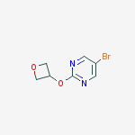 5-Bromo-2-(oxetan-3-yloxy)pyrimidine 95+%结构式